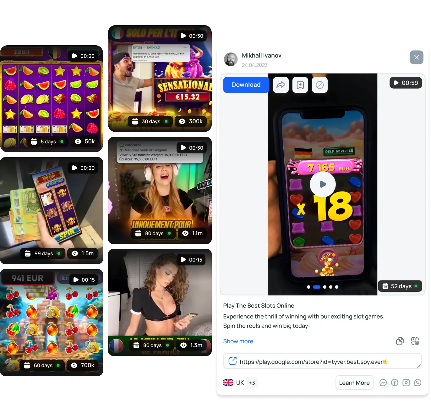 Facebook Ads Spy Tool Gambling