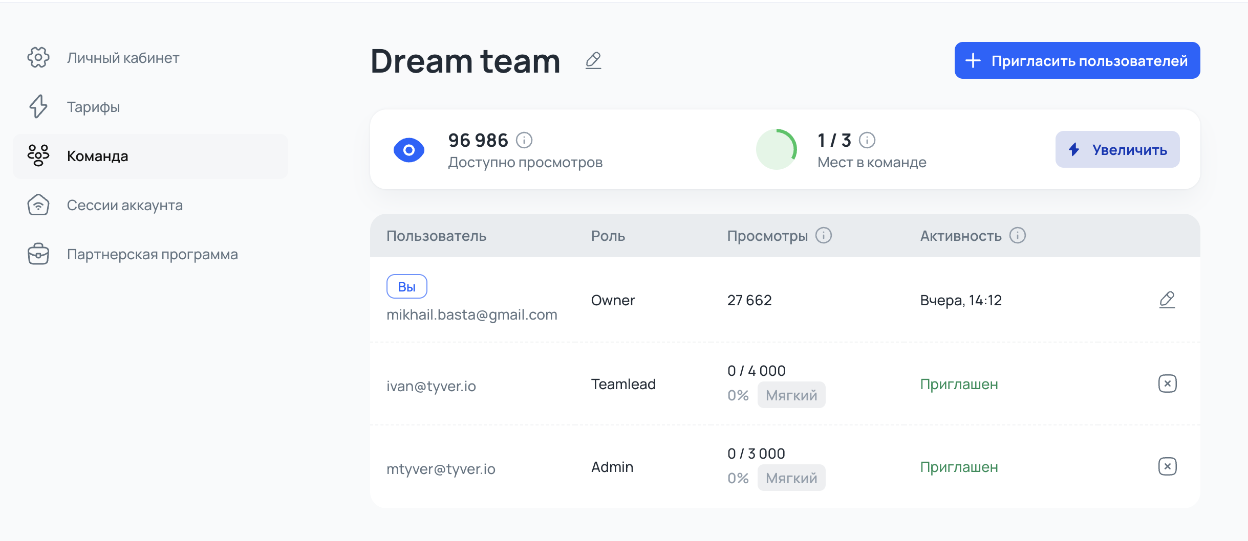 Командный тариф