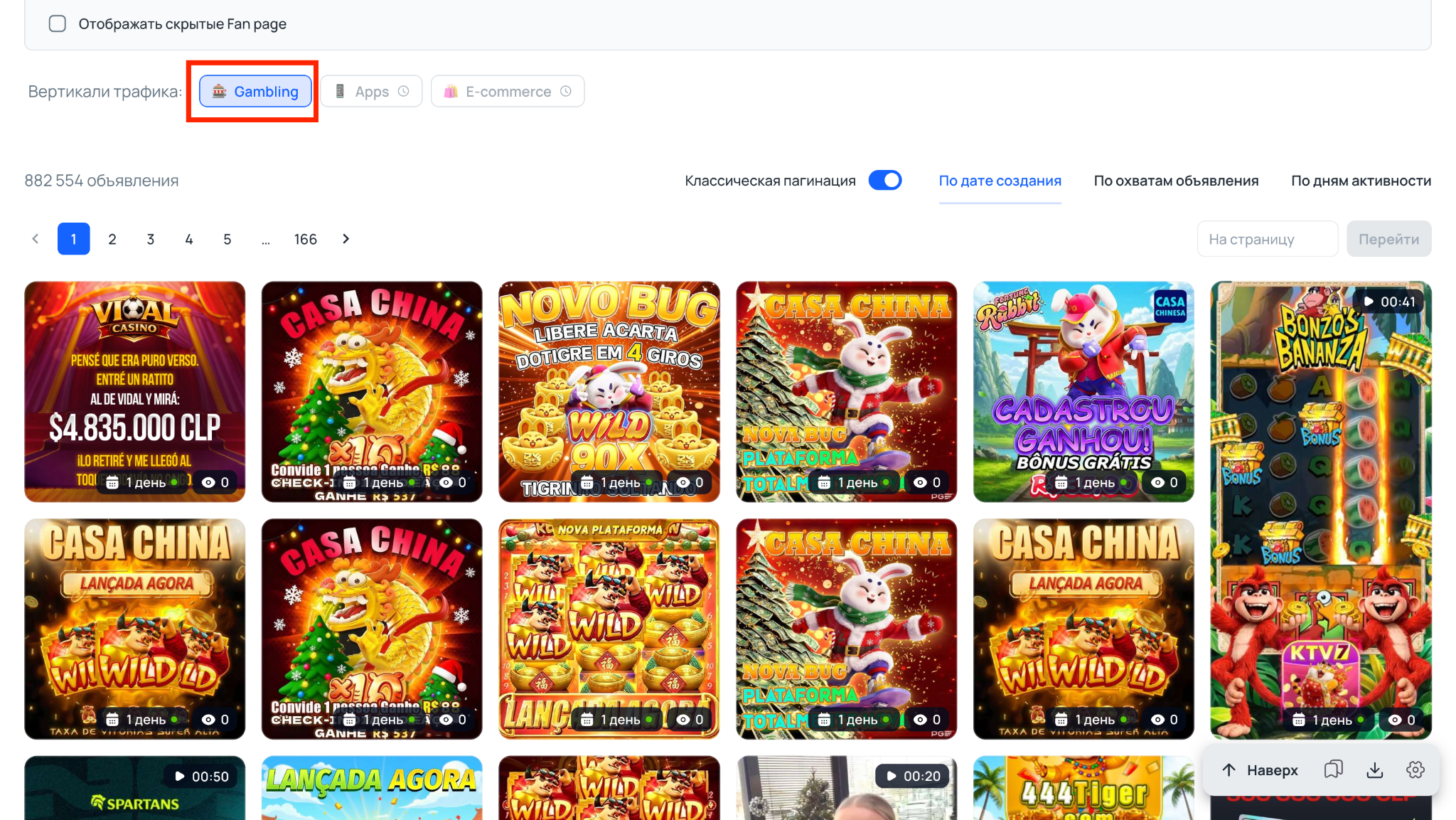 Список креативов