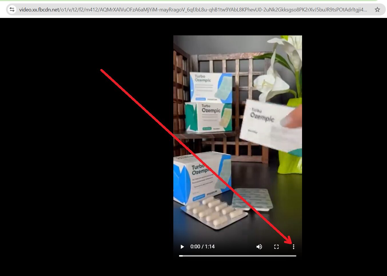 Скачать видео из библиотеки Facebook 2