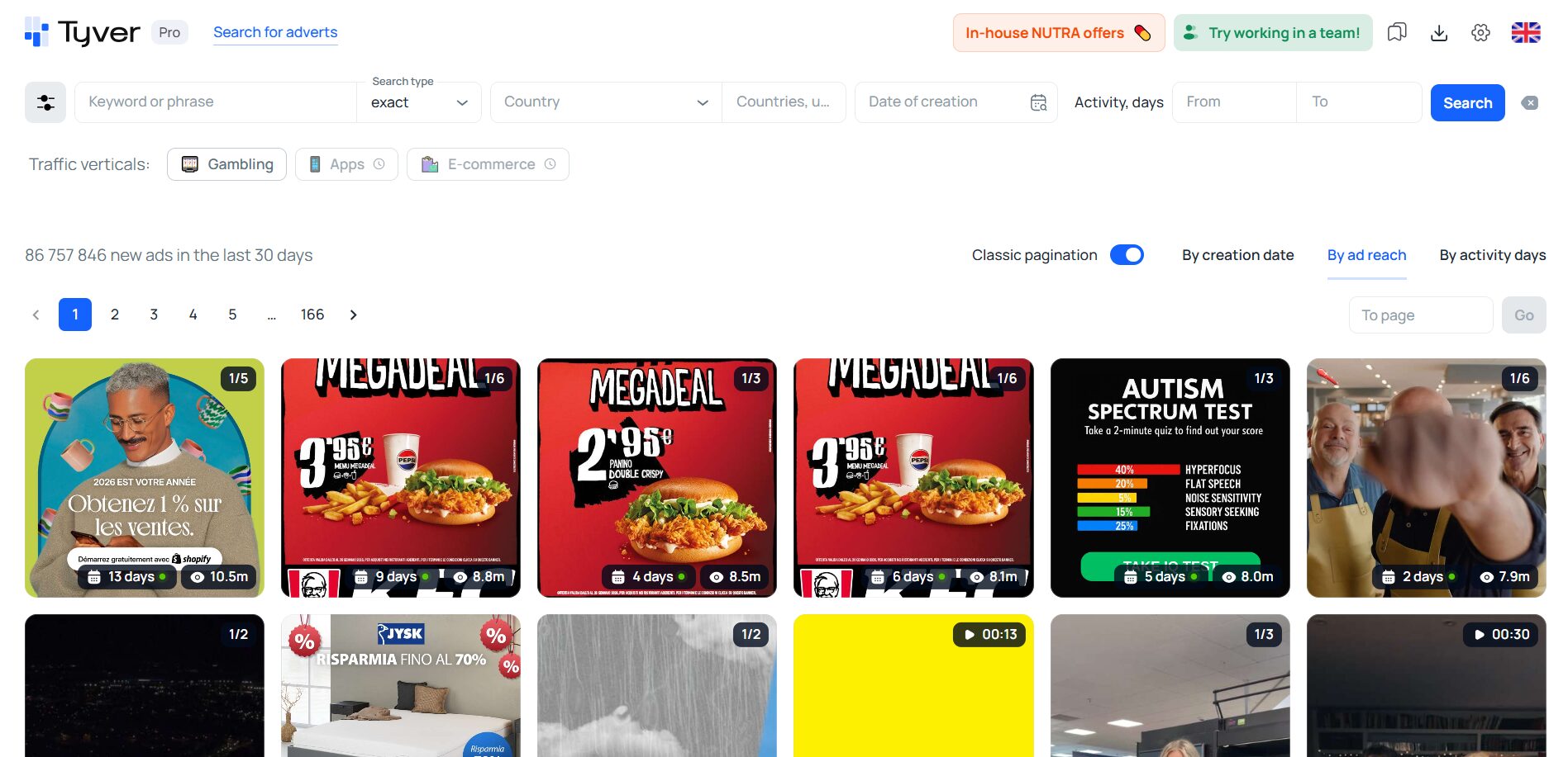 The Tyver ad spy service