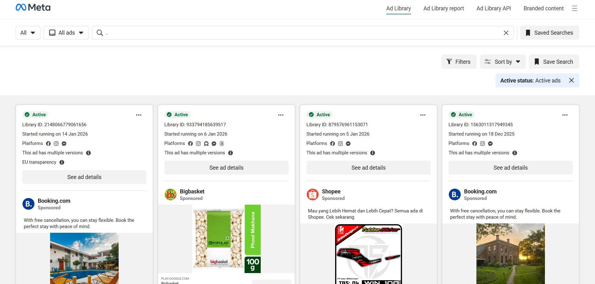 Facebook Ad Library