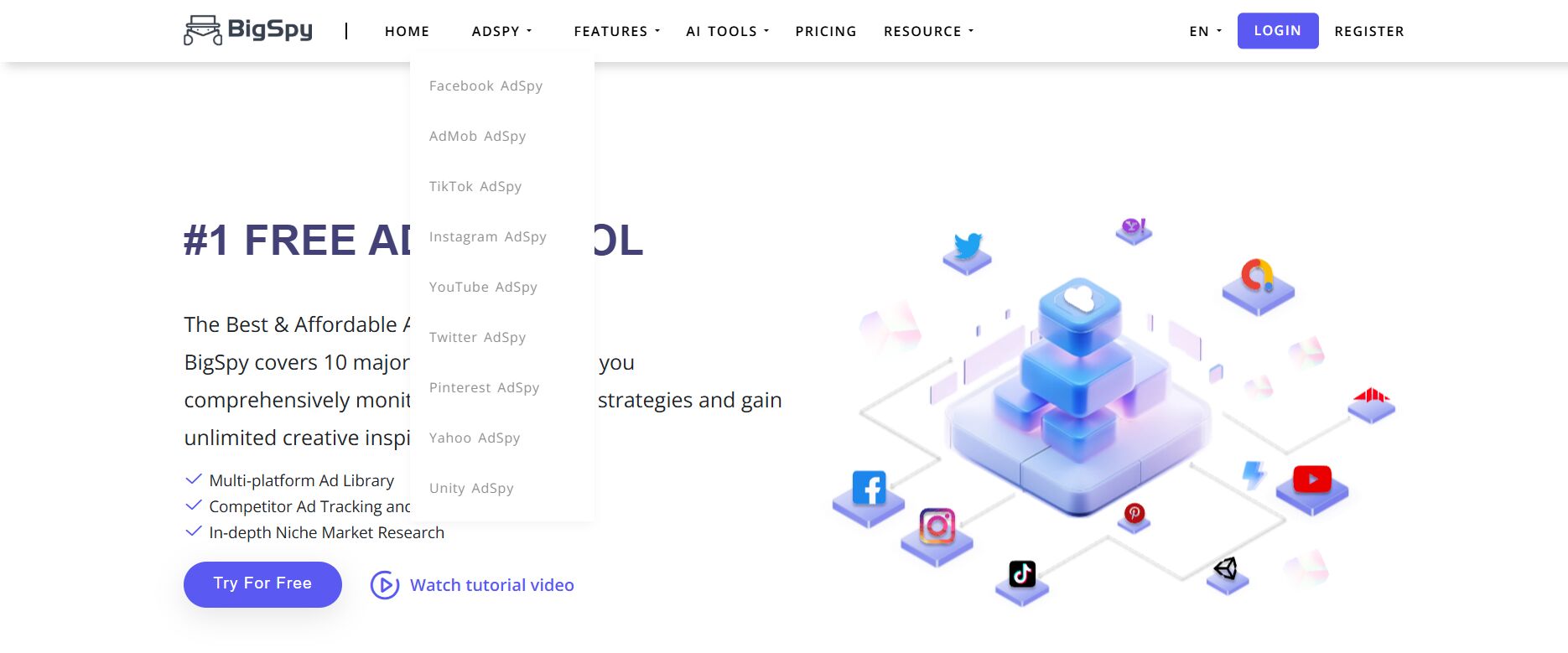BigSpy features