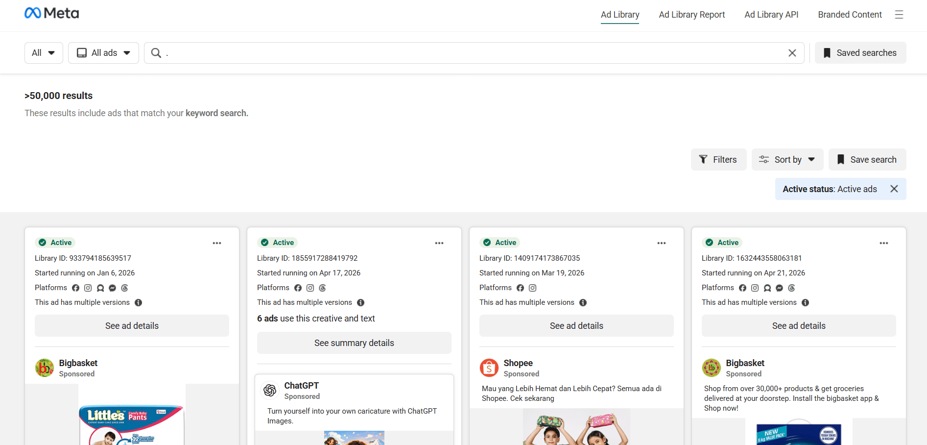 Comparison of Meta Ads Library and Tyver