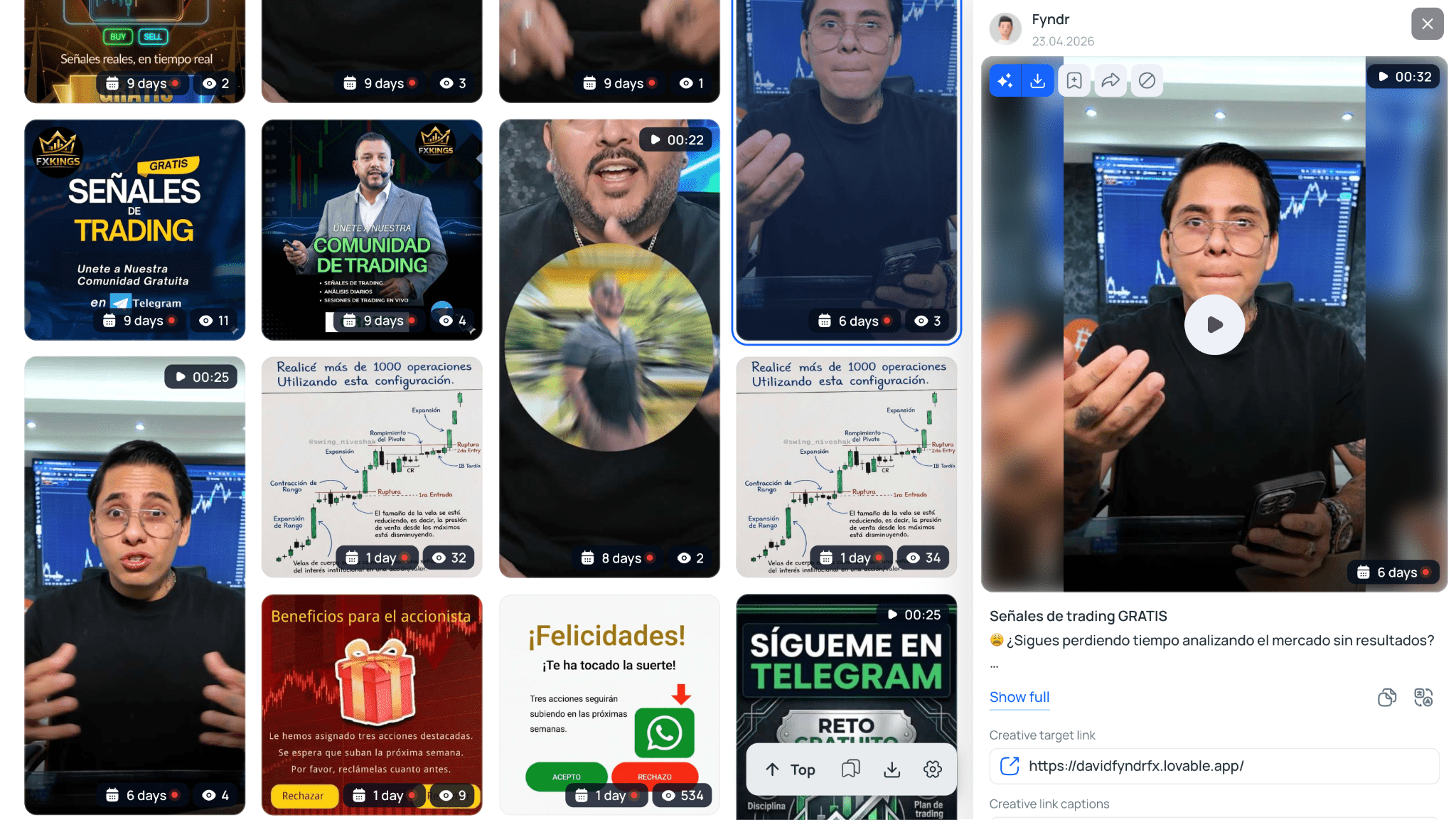 Exact match video search results for señales de trading