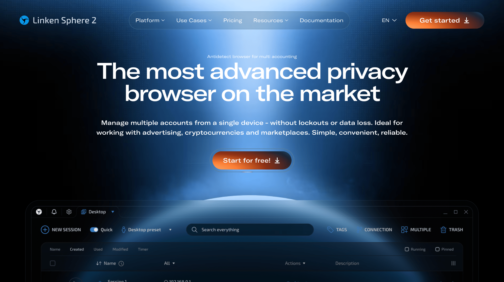 Linken Sphere website
