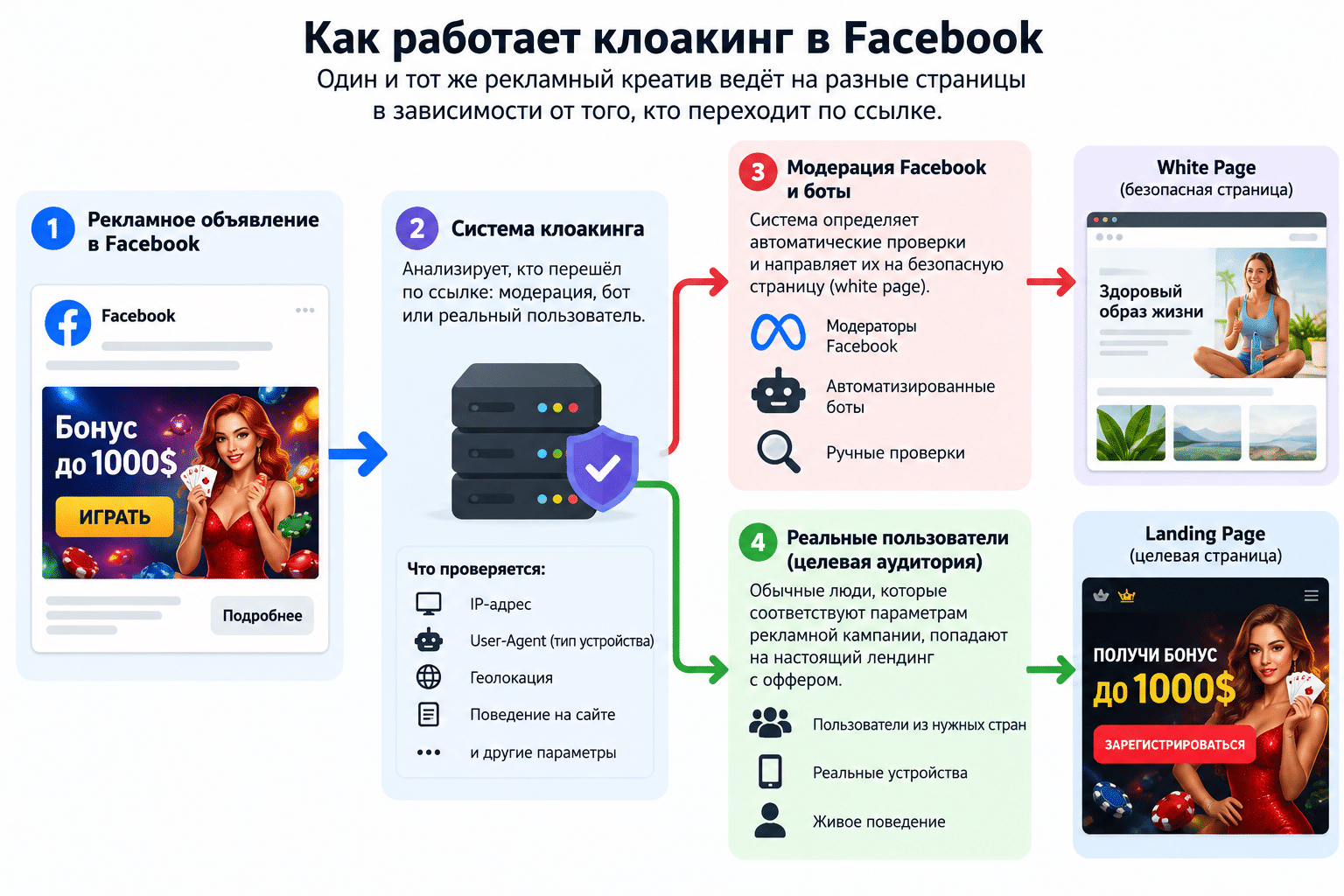 Схема работы клоакинга