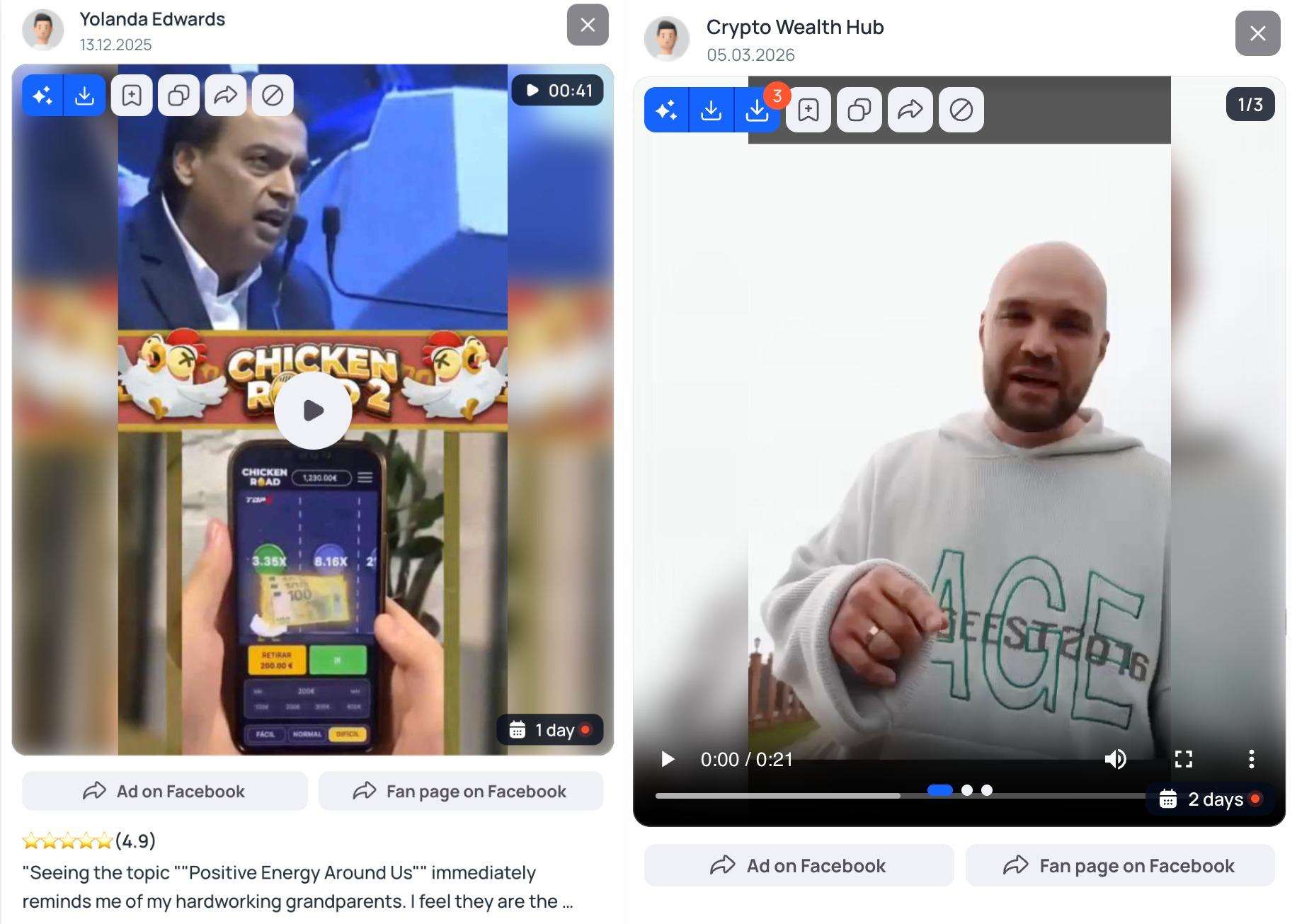 Gambling creatives