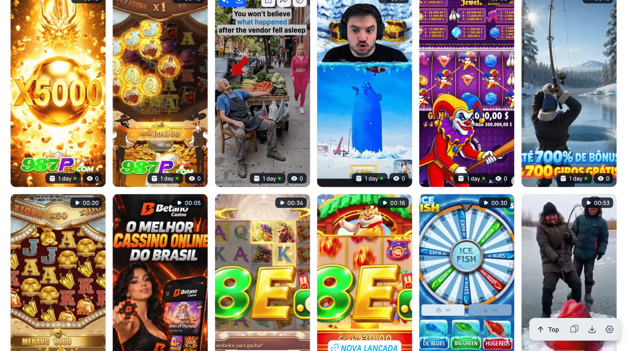 Gambling search results in Tyver